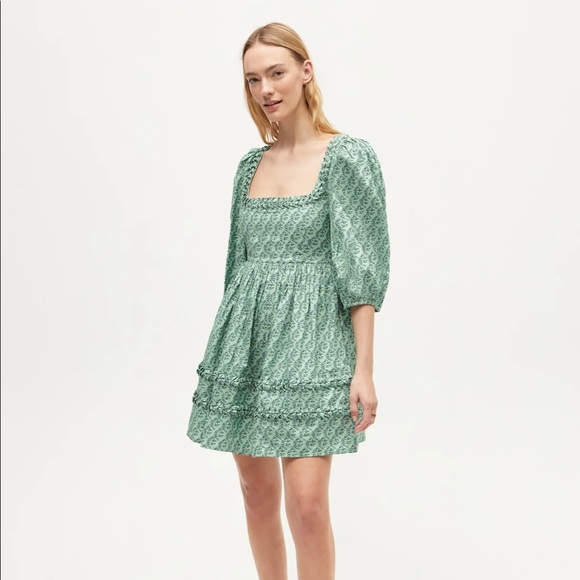 RHODE Dresses & Skirts - RHODE Daya dress in Jawahar Garden Mint Mini NEW